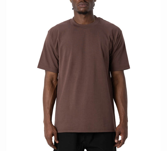 Brown heavy weight short sleeve