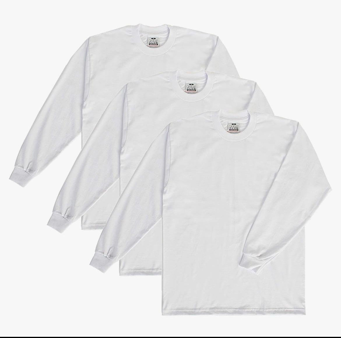 3 pack Proclub long sleeve