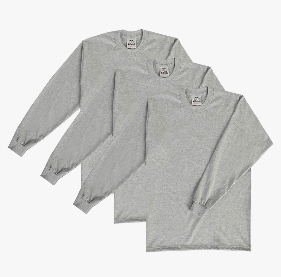 3 pack Proclub long sleeve