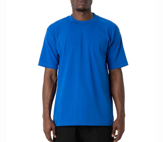 Royal blue short sleeve heavy weight